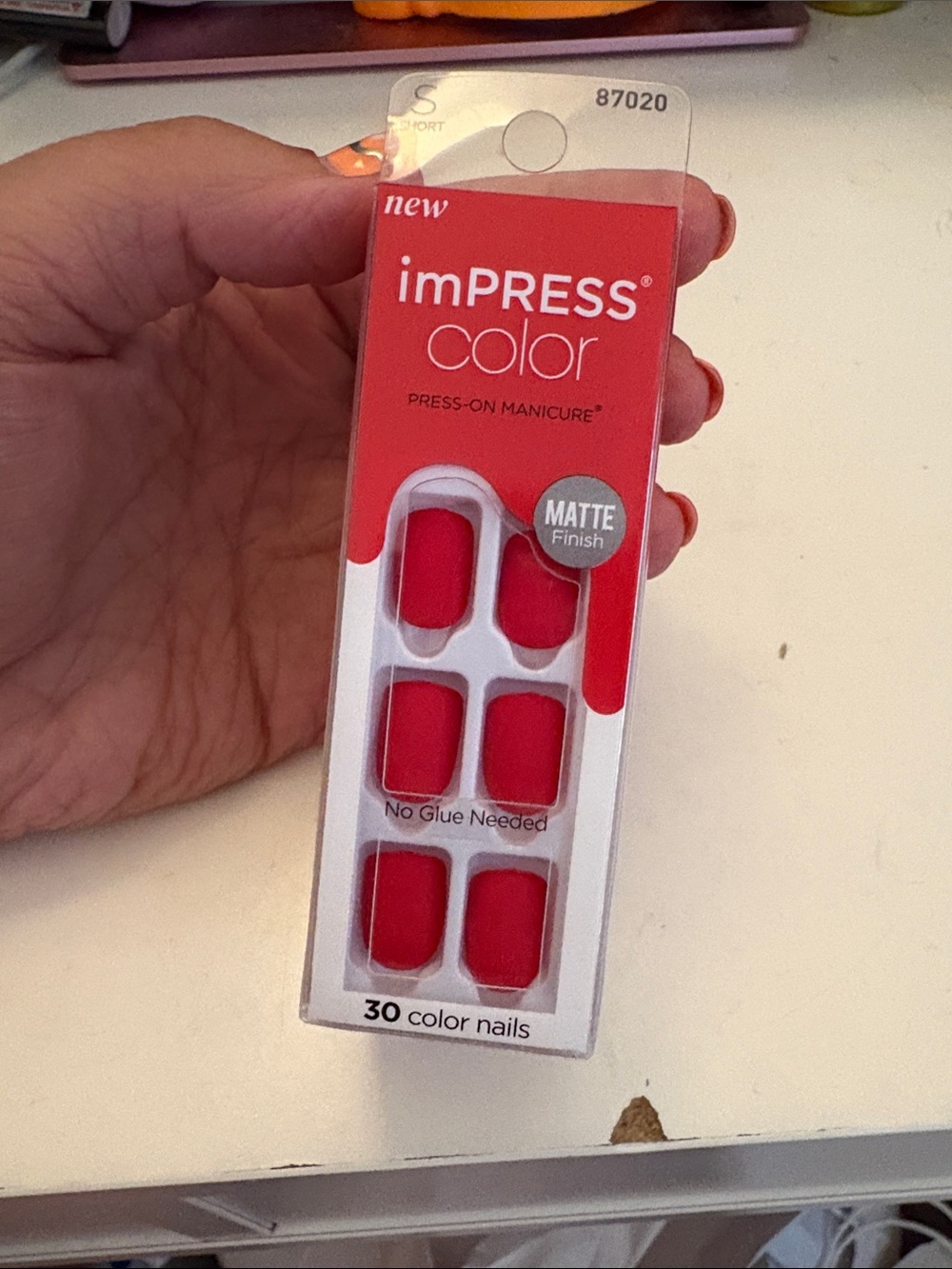 imPRESS Matte Red Press-On Nails - Bold Red Set